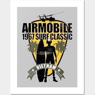 Airmobile1967 Surf Classic Vietnam (distressed) Posters and Art